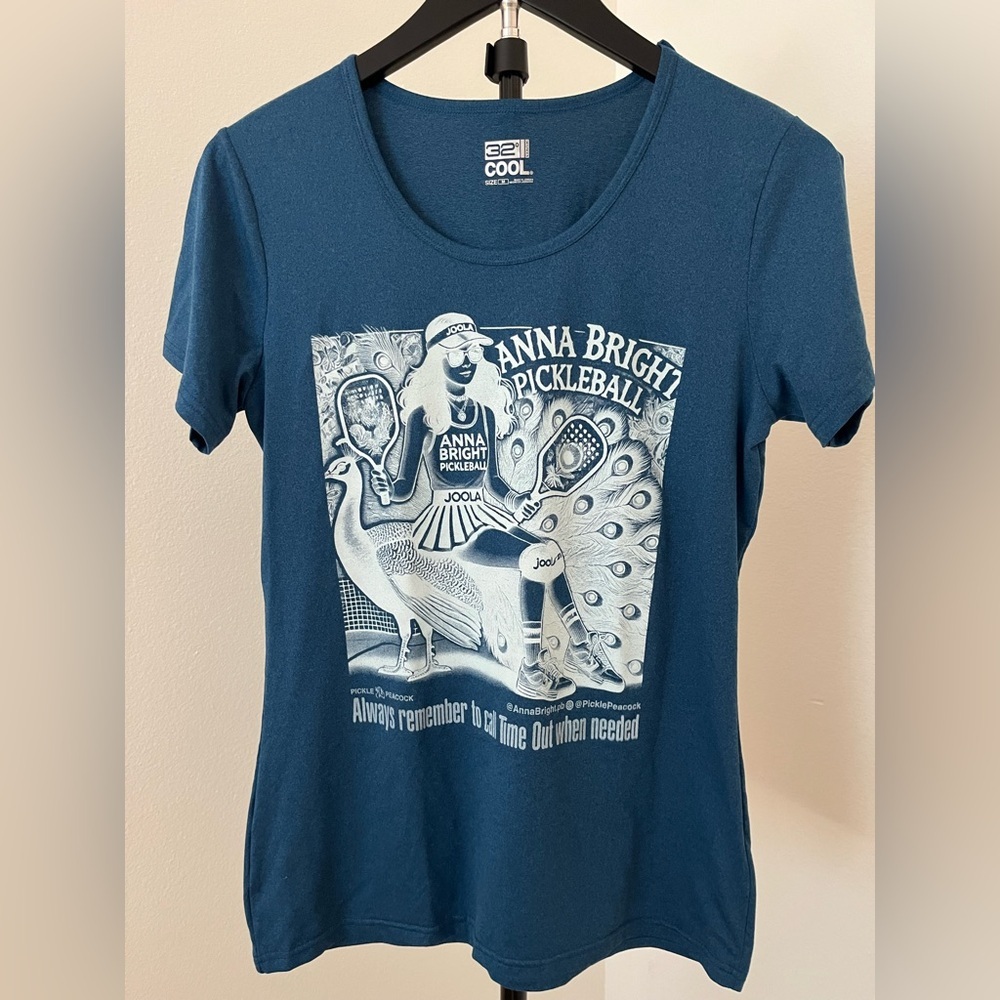 Anna Bright Pickleball Tee | Medium